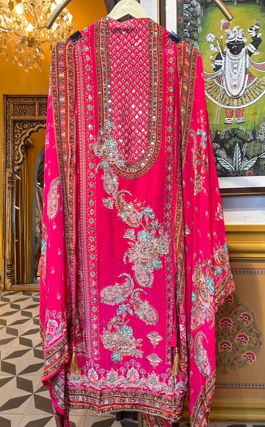 Averina Mirror Silk Suit