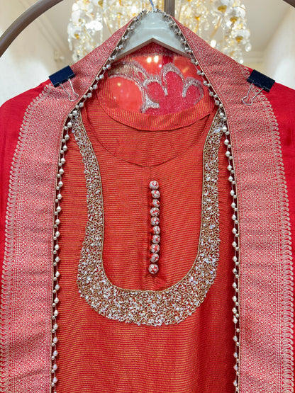 Veesha Shimmer Organza Suit