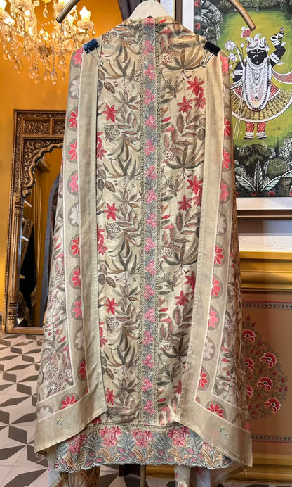 Ruhzaan Pashmina Suit (Yellow)