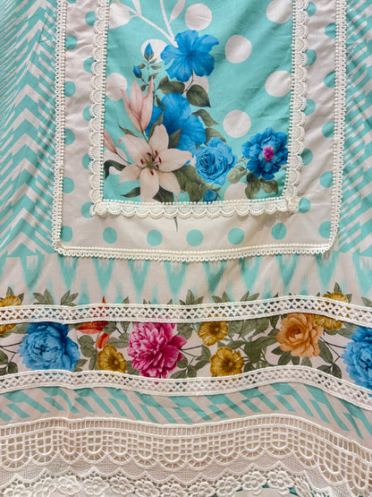 Roselle Lace Cotton Suit