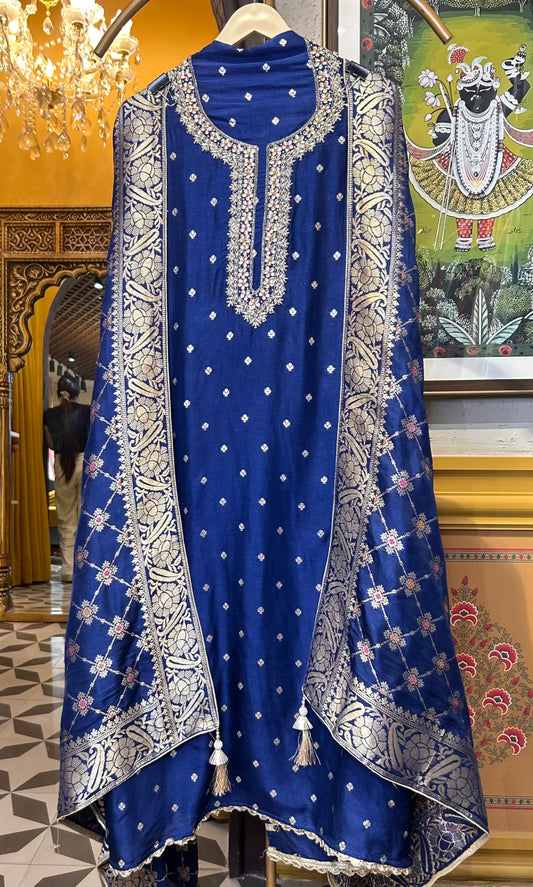 Gulnaaz Adaa Suit (Blue)