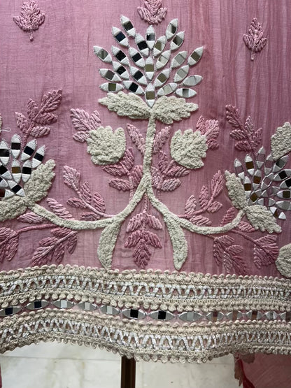 Zehra Mul Lace Élan Suit (Pink)
