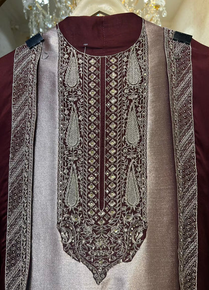 Aayra Zari Utsav Suit (Pink)