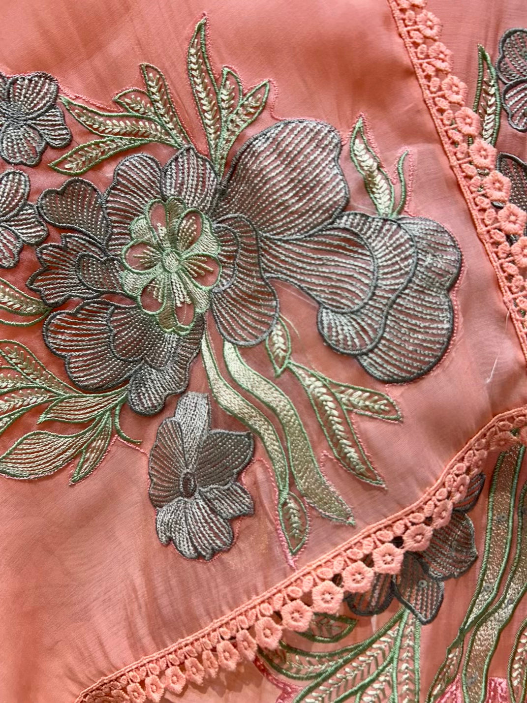 Elmyra Sequin Resham Chanderi Suit