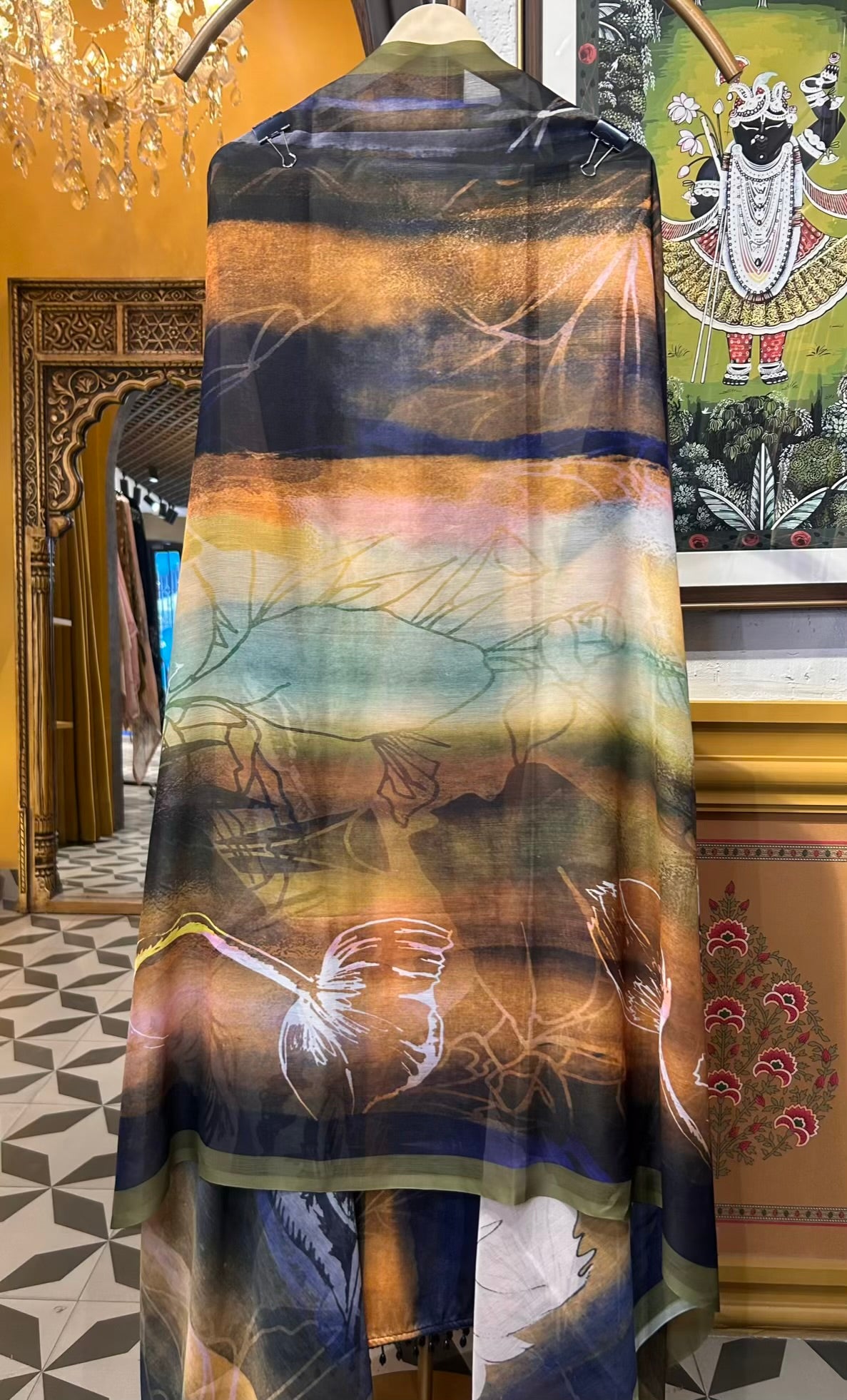 Mahveen Mirage Suit (Olive Green)