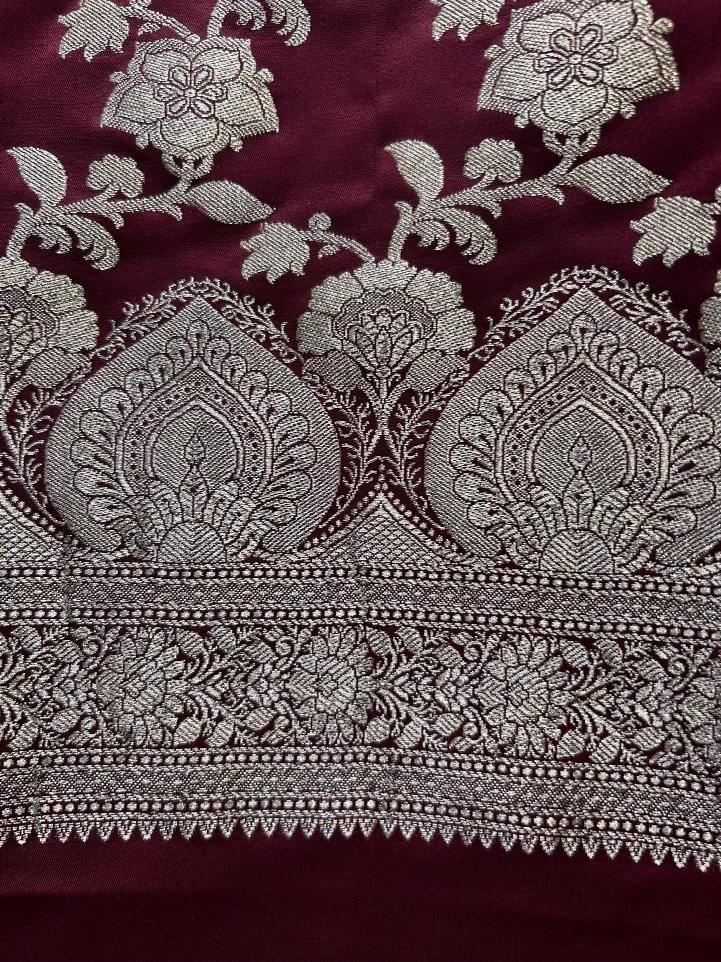 Riyara Banarasi Heirloom Suit (Wine)
