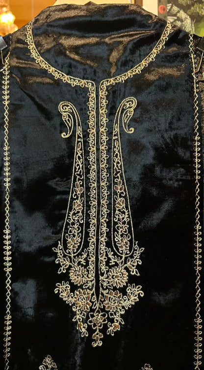 Zarbella Velvet Suit (Black)