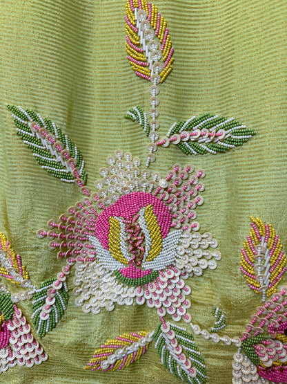 Aviraah Organza Suit (Green)