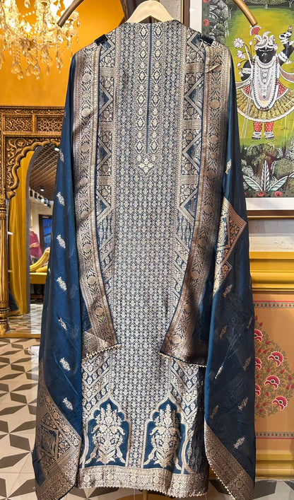 Zehn-e-Riwaayat (Peacock Blue)