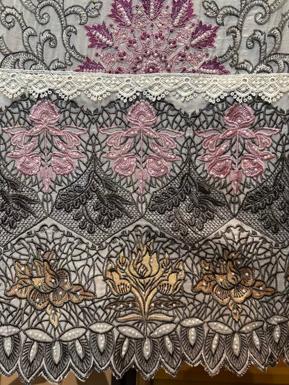 Arzisha Organza Suit (Beige)