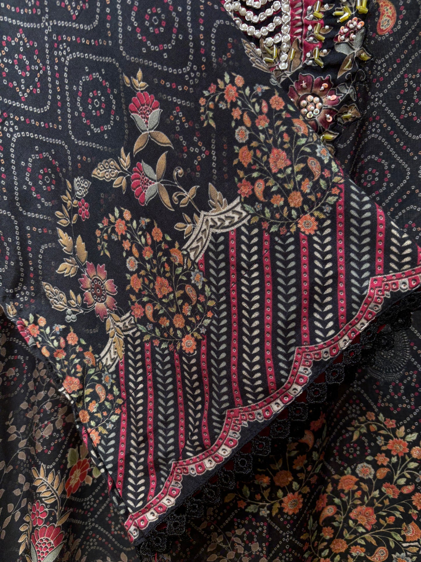 Zarnoor Muslin Farshi Set