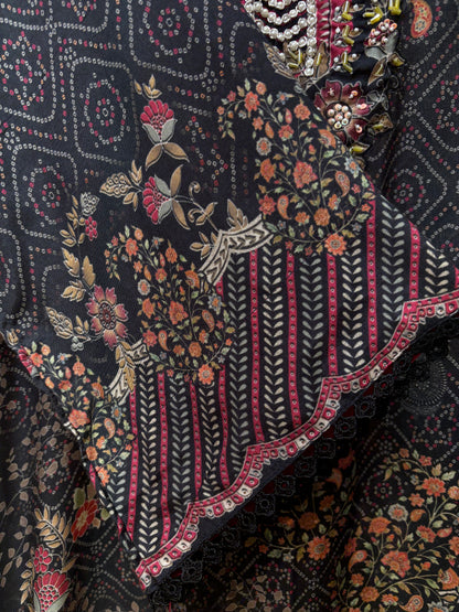 Zarnoor Muslin Farshi Set
