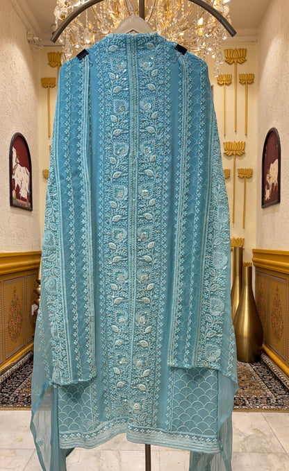 Ruhnaz Handcrafted Georgette Suit