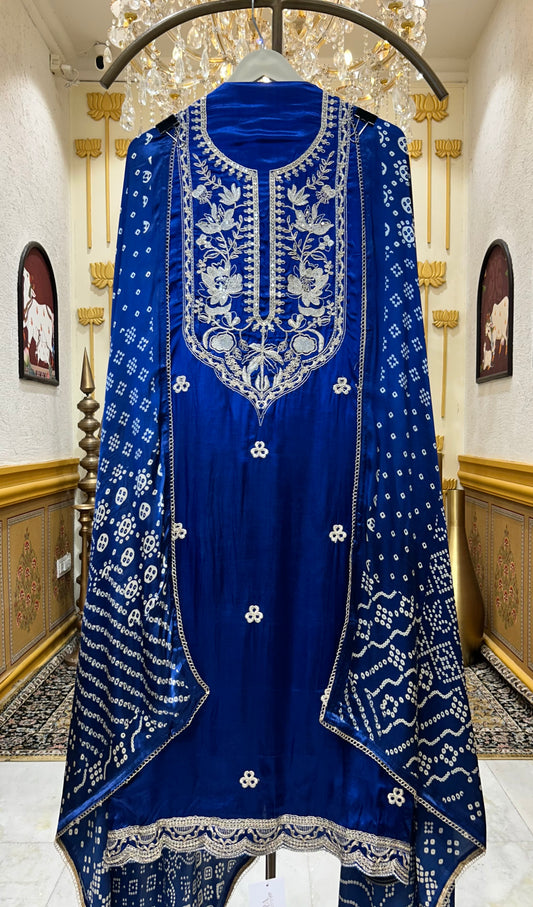 Muraqqa Gaji Silk Suit