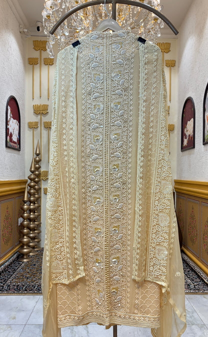 Ruhnaz Handcrafted Georgette Suit