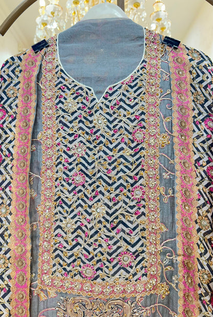 Eshvarya Mul Chanderi Suit