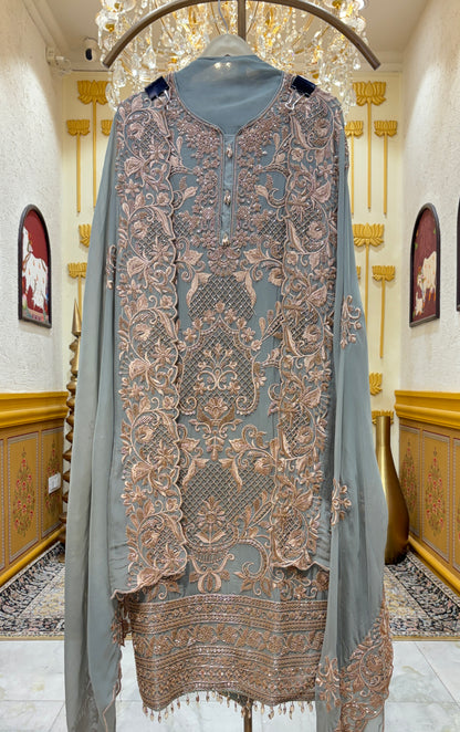 Rivana Organza Suit