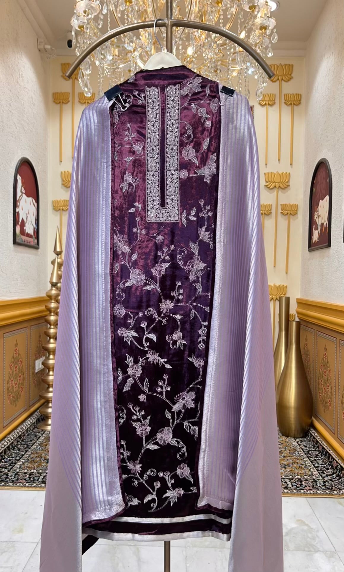 Zayrisa Velvet Élan Suit (Wine)