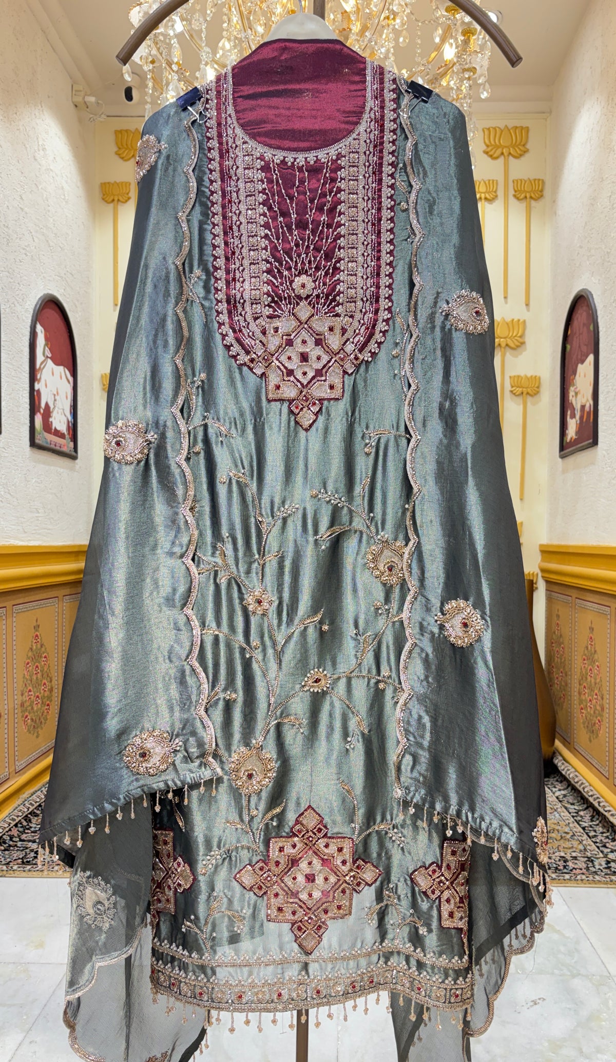 Aroveen Organza Suit