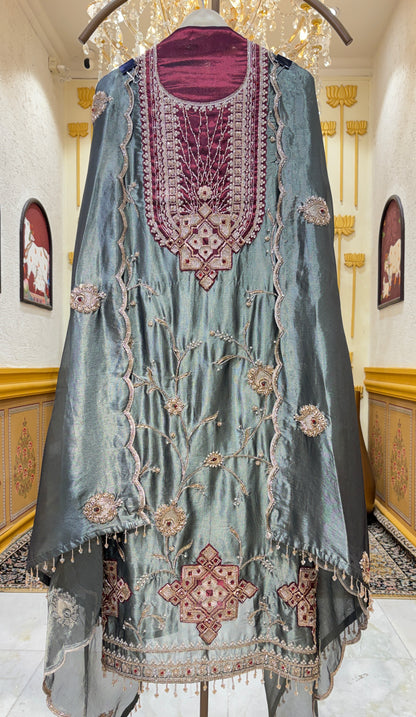 Aroveen Organza Suit