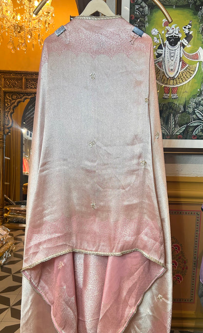 Suhayat Brocade Suit (Pink)