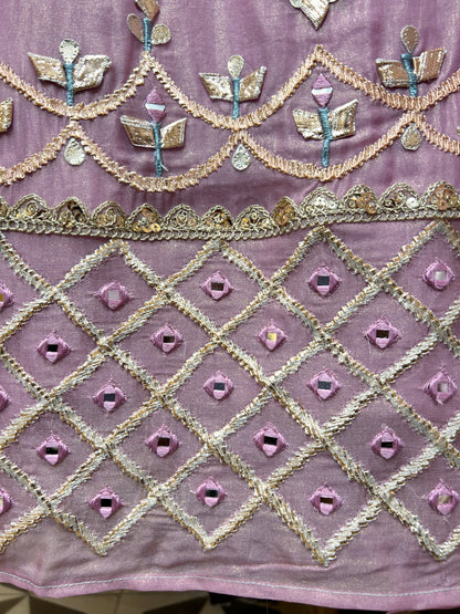 Nayra Mirror & Gotapatti Organza Suit