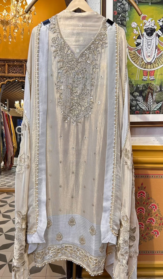 Mehvira Organza Suit