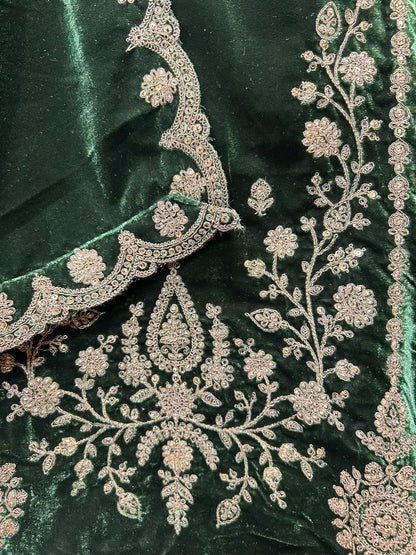 Rimvaar Velvet Suit (Bottle Green)