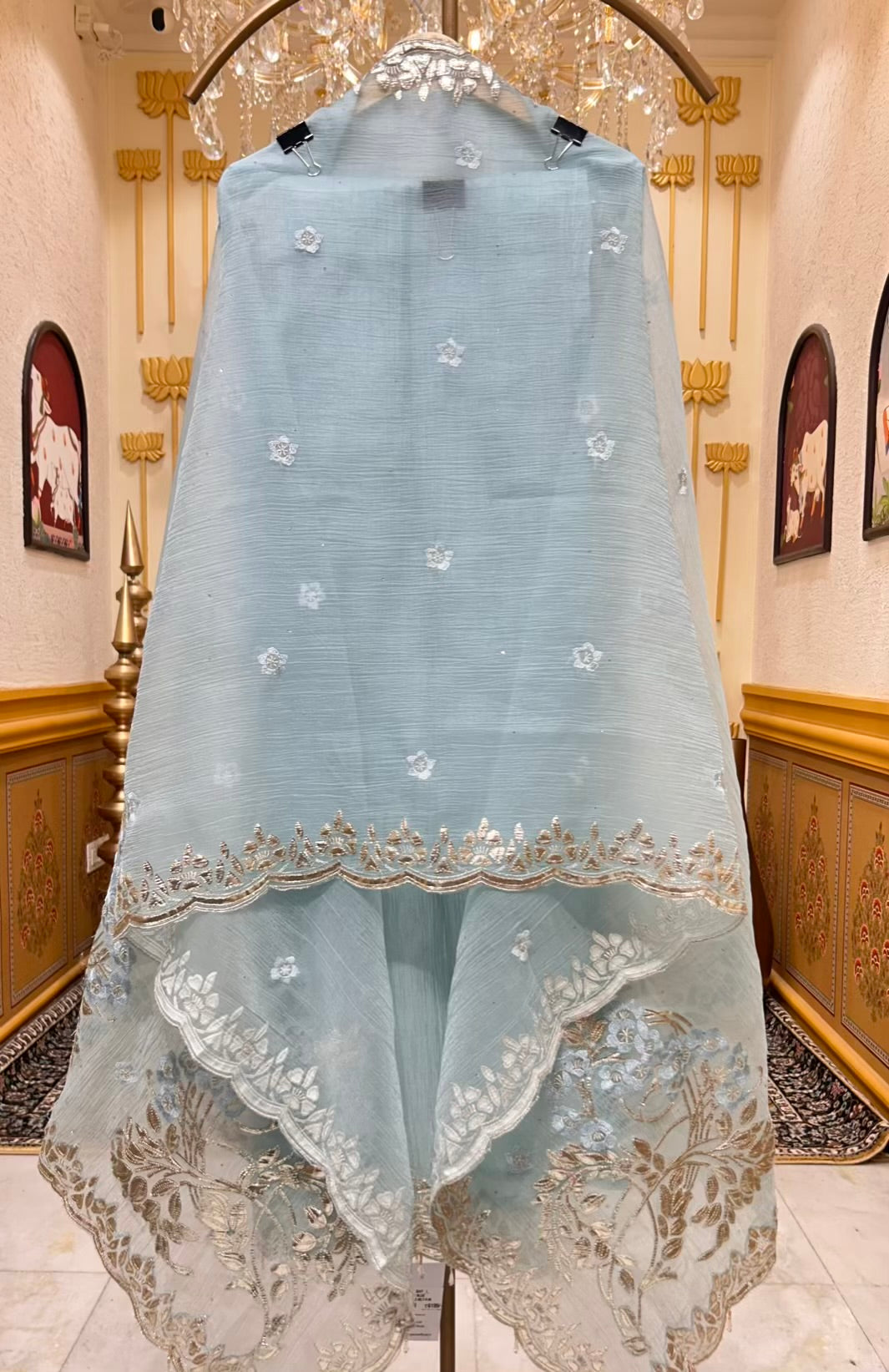 Ishra Leather Élan Suit (Powder Blue)