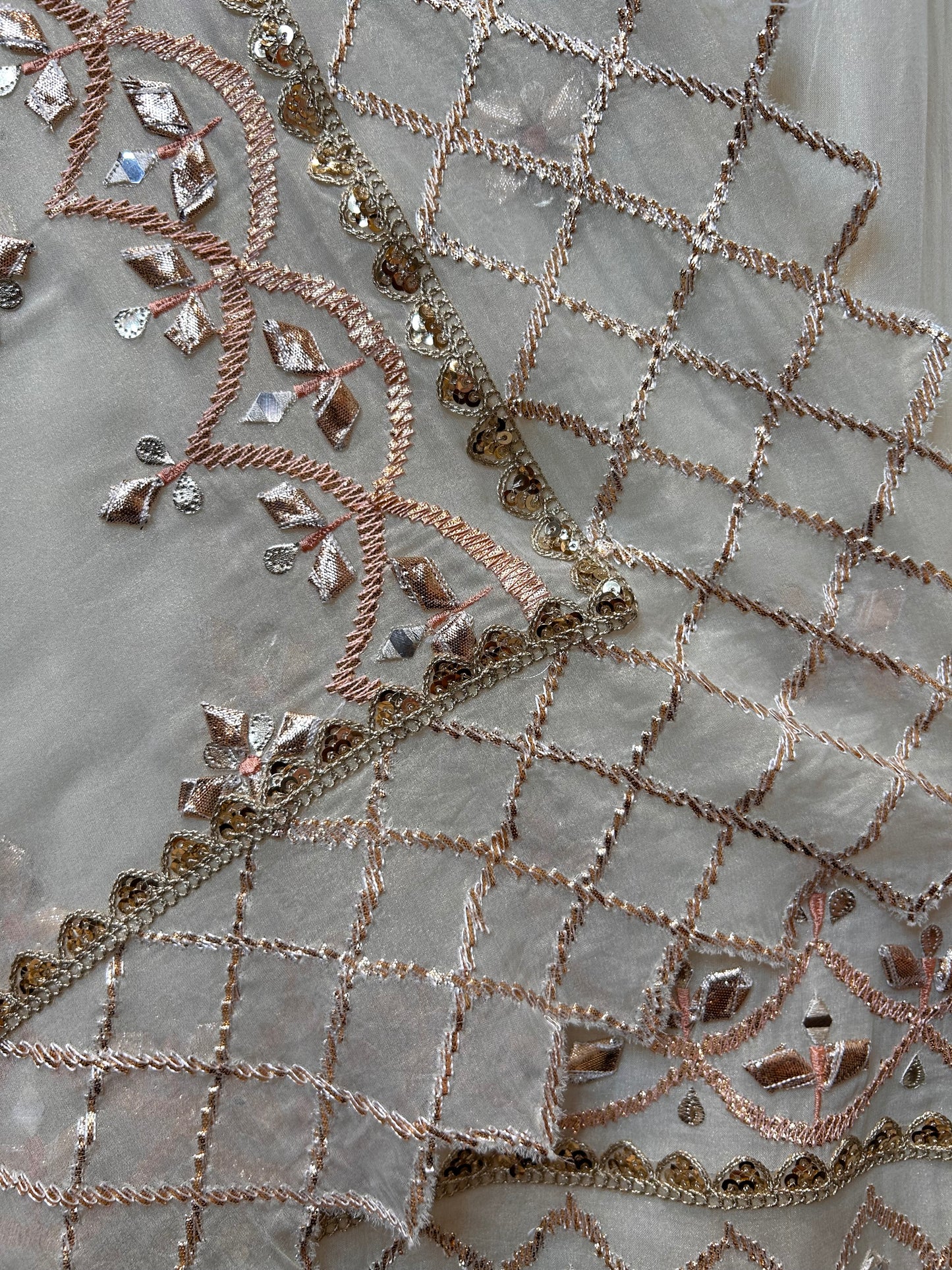 Nayra Mirror & Gotapatti Organza Suit