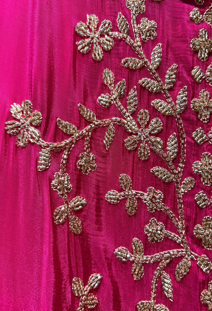 Elina Chinon Handwork Sharara Set (Pink)