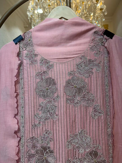 Afiya Cotton Noor Suit (Pink)