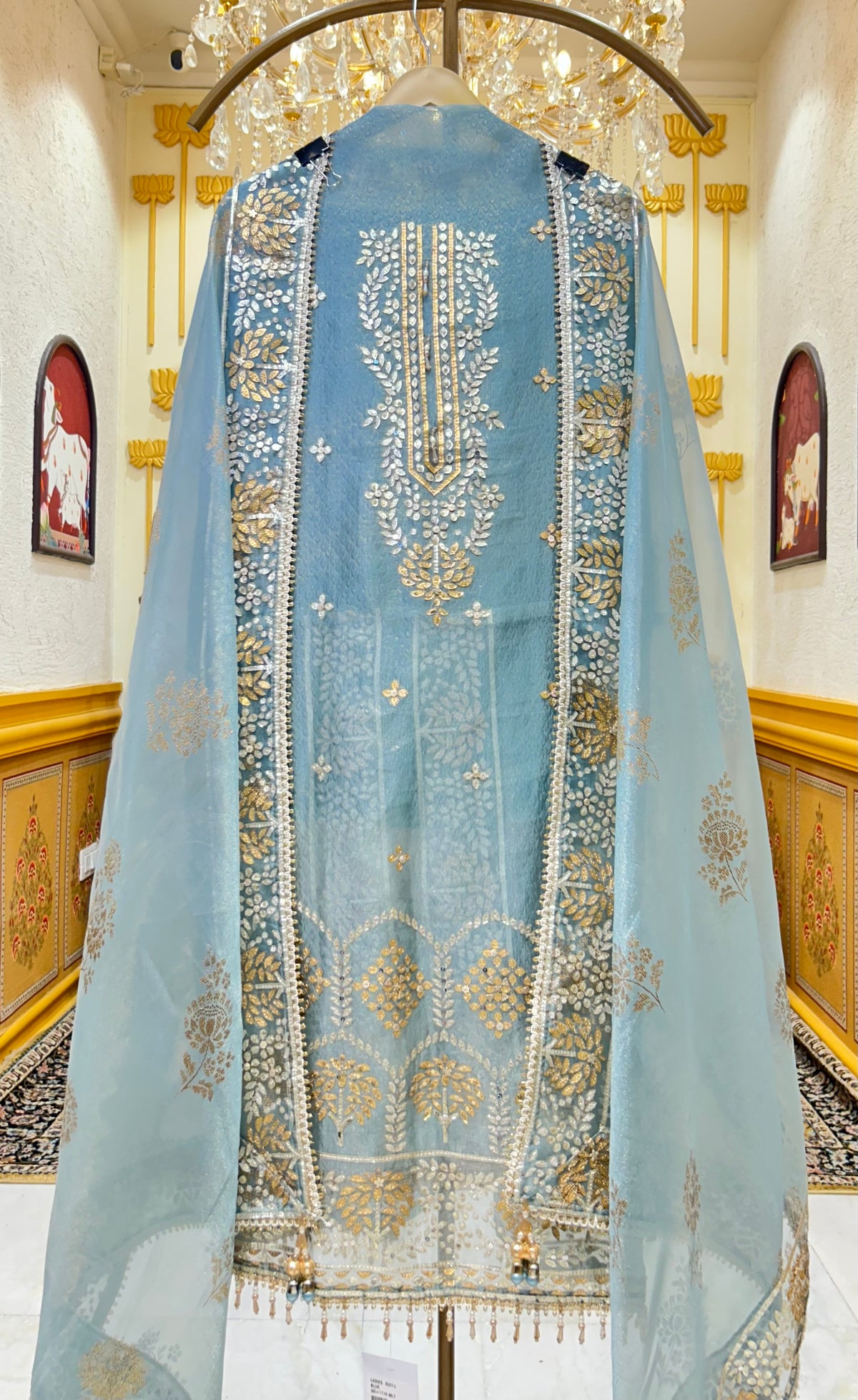 Zarmeiraa Tissue Organza Suit