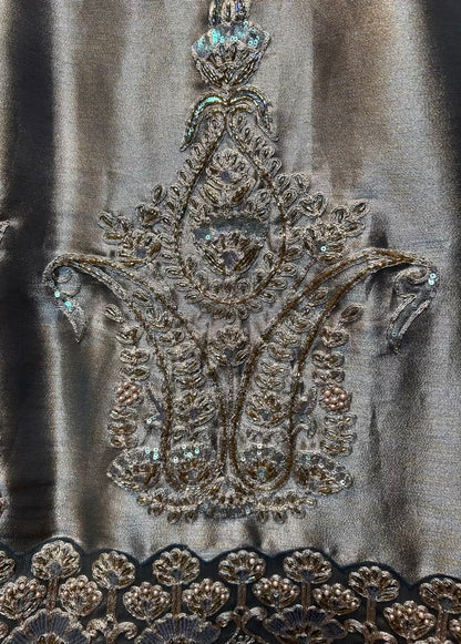 Sarvinoor Organza Suit (Green)