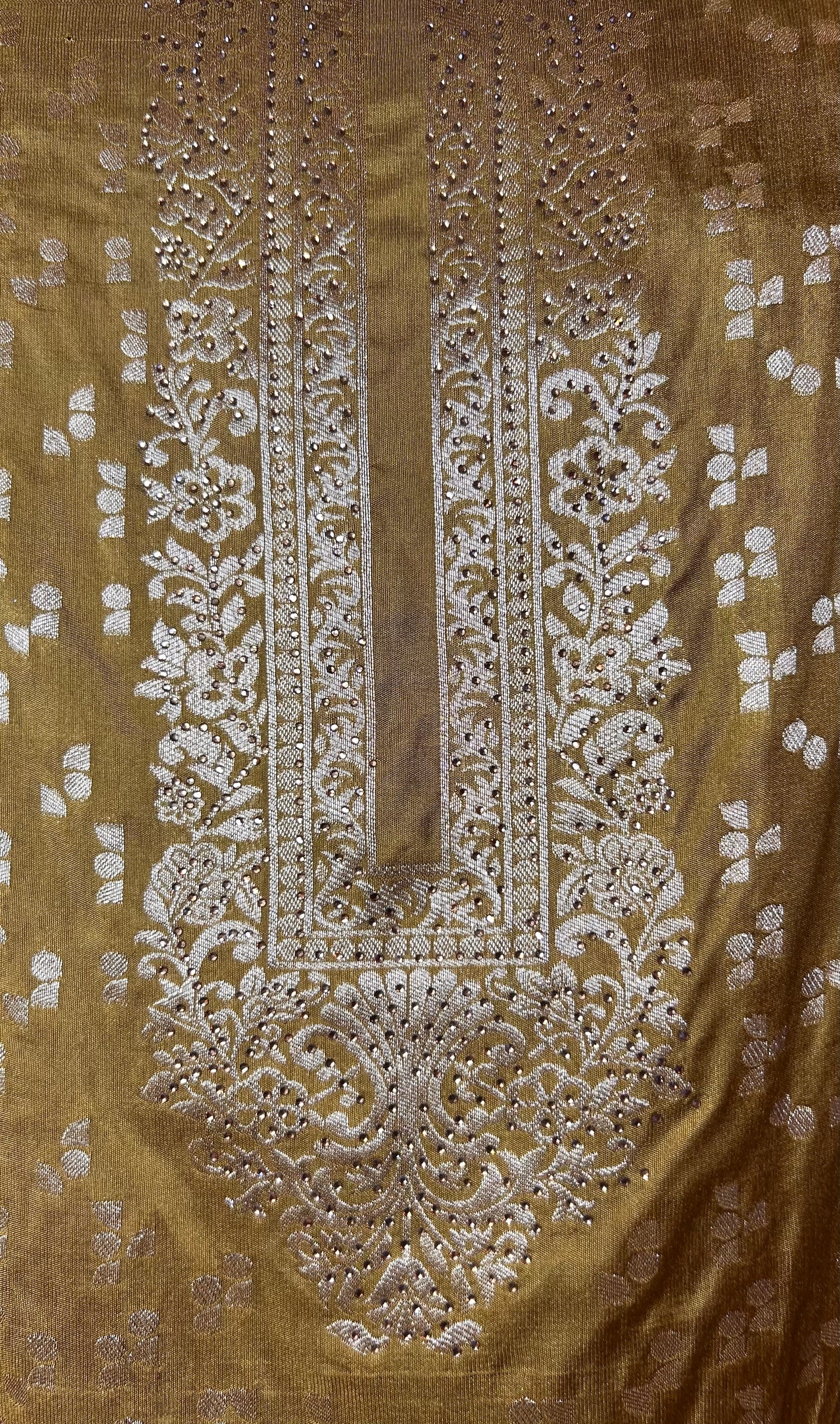 Amaaya Banarasi Silk Suit (Yellow)