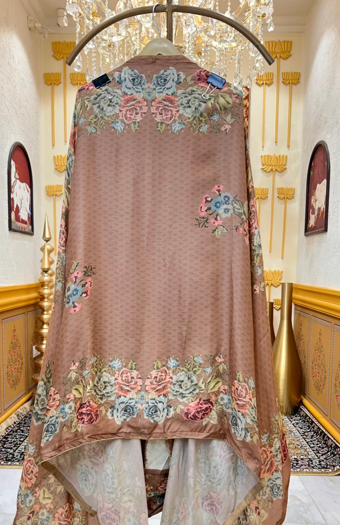 Pashveen Nazakat Suit (Rust)