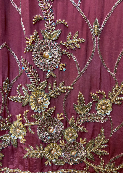 Inaaya Organza Suit (Pink)