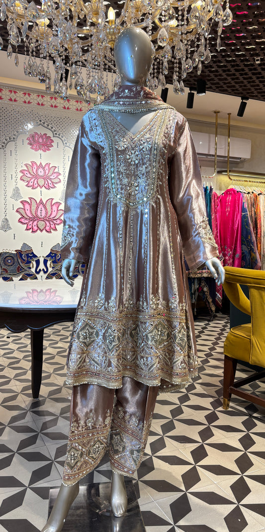 Zarvienne Mirror Anarkali Suit