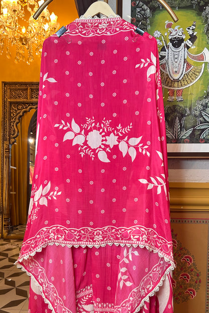 Nairiti Muslin Suit (Pink)
