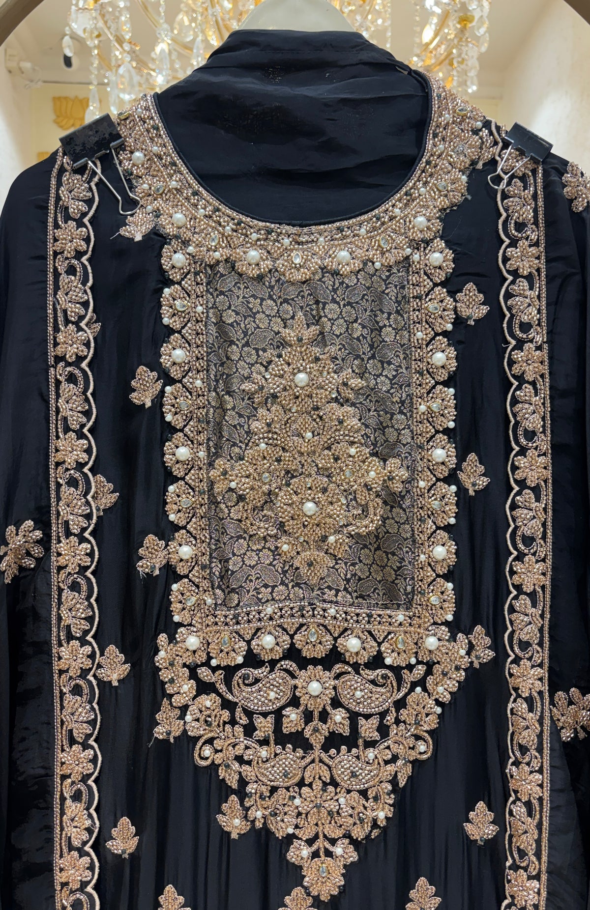 Elarune Silk Organza Suit