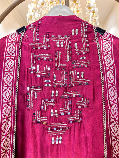Gajji Rang Sheesha Suit