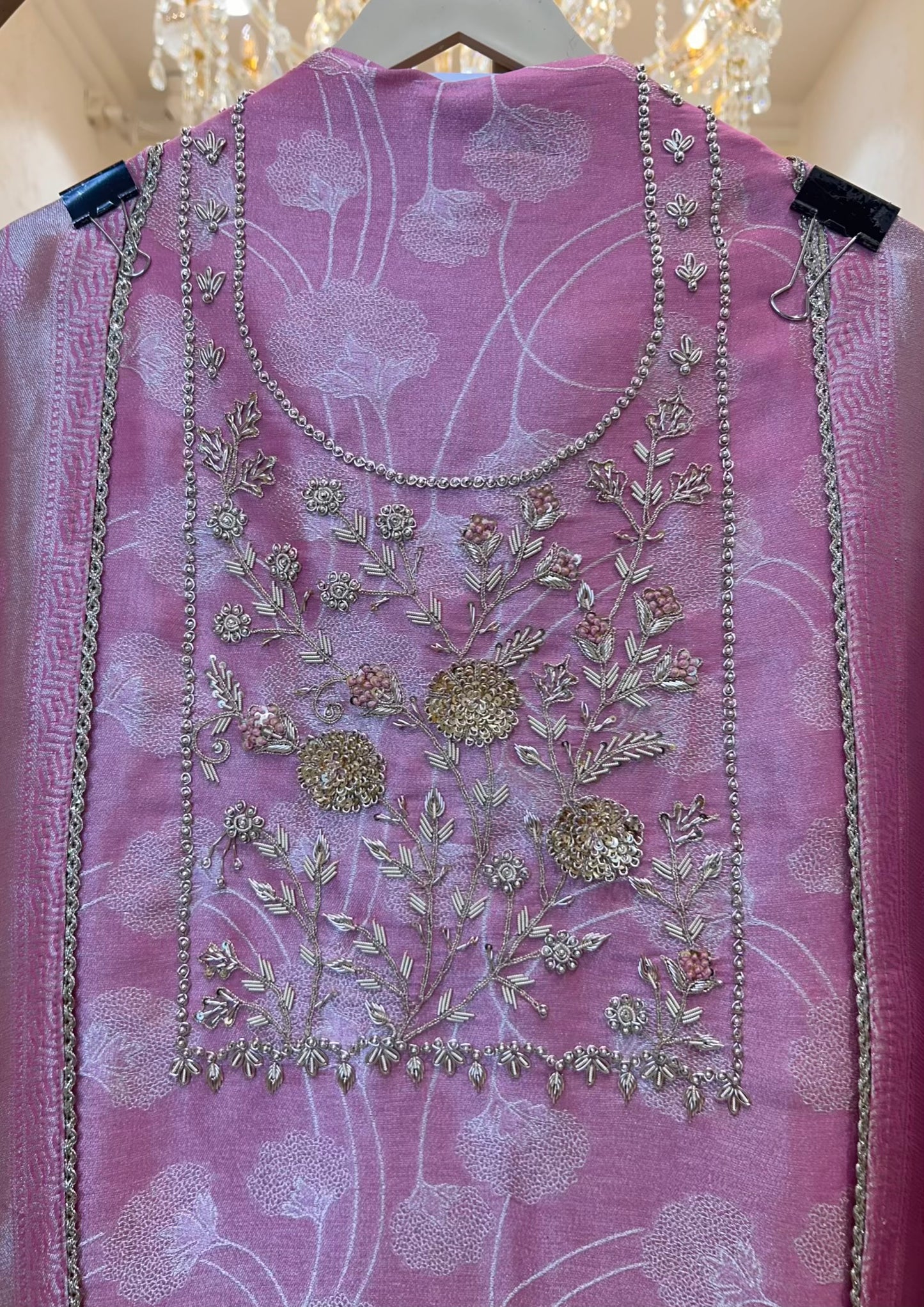 Zareesha Banarasi Noor Suit (Pink)