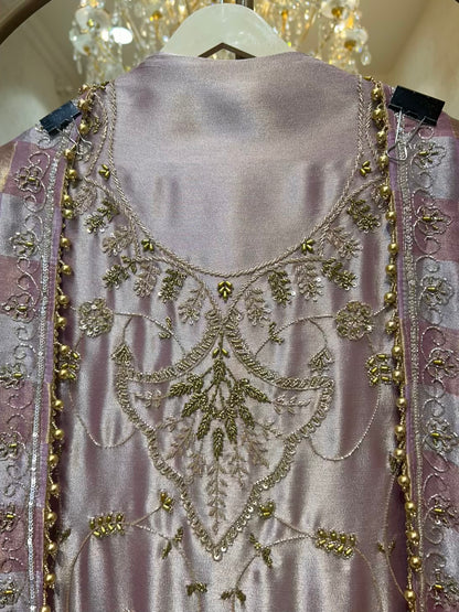 Ayleen Shimmer Noor Suit (Pink)