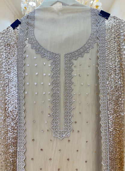 Zarmina Crystal Net Suit