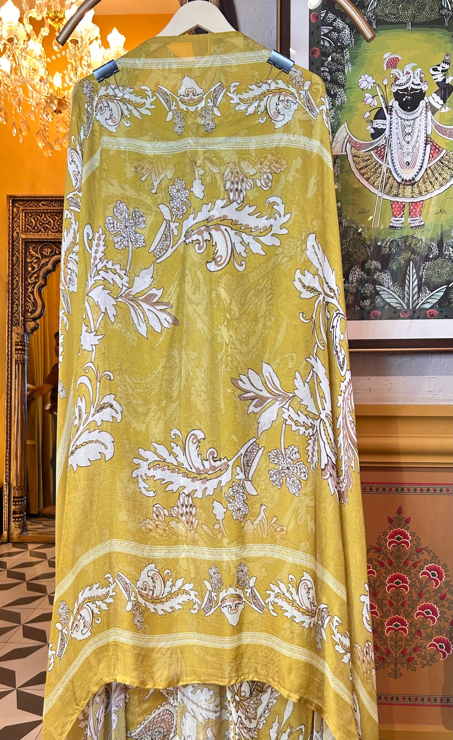 Afsheen Organza Suit (Green)