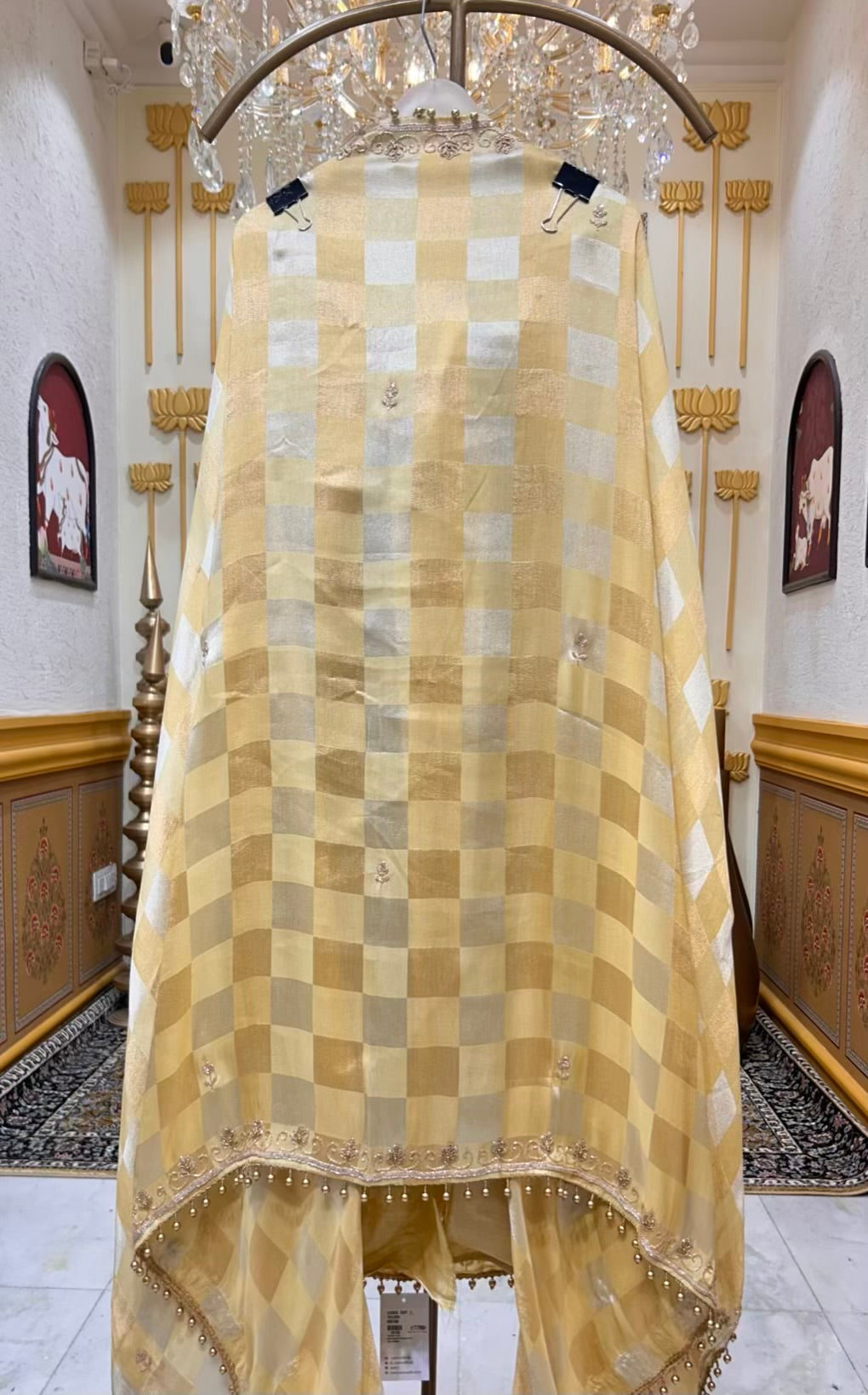 Ayleen Shimmer Noor Suit (Yellow)