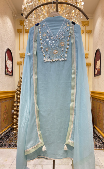 Avira Mirror Cotton Suit
