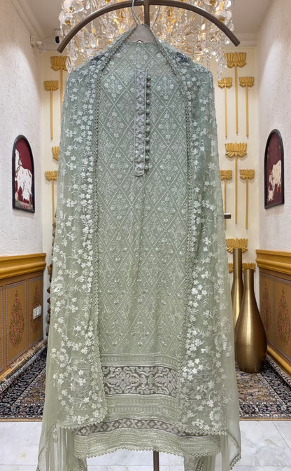 Naira Sequin Georgette Suit