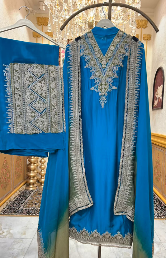 Afsara Noor Dori Suit (Blue)