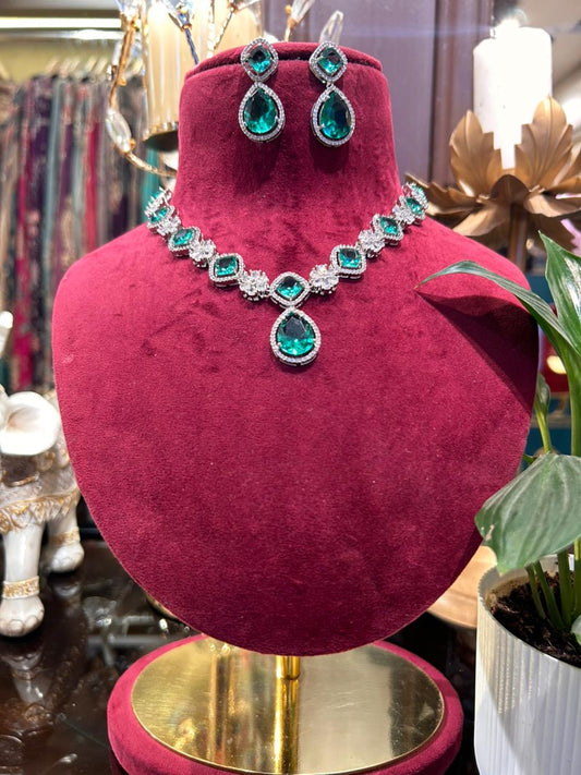 Ad Jewellery Set (Green)